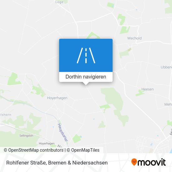 Rohlfener Straße Karte