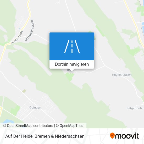 Auf Der Heide Karte