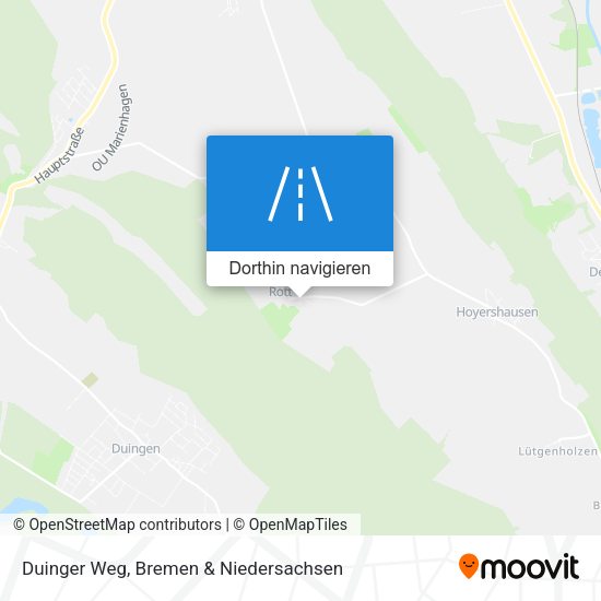 Duinger Weg Karte