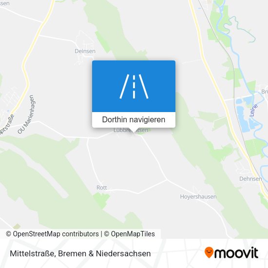 Mittelstraße Karte