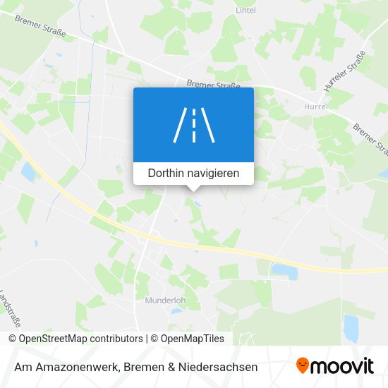Am Amazonenwerk Karte