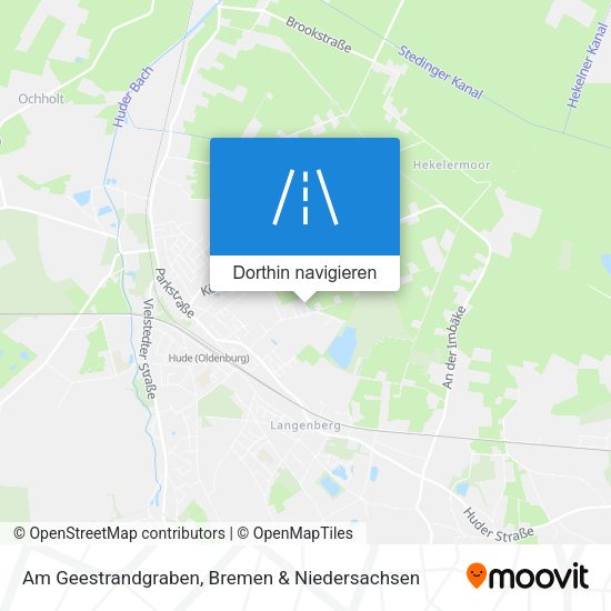 Am Geestrandgraben Karte
