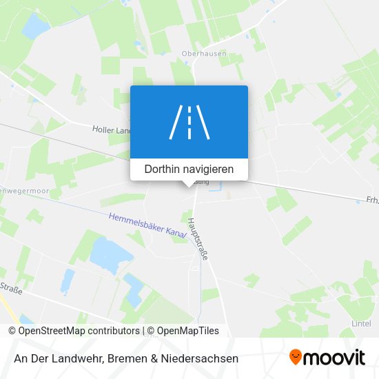 An Der Landwehr Karte