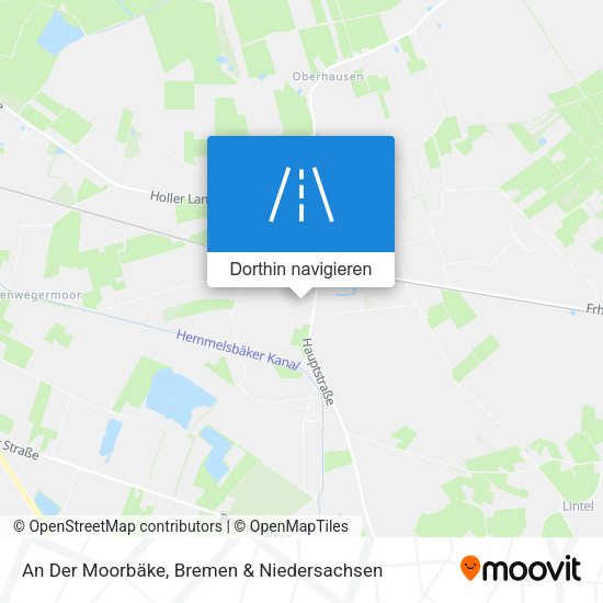 An Der Moorbäke Karte