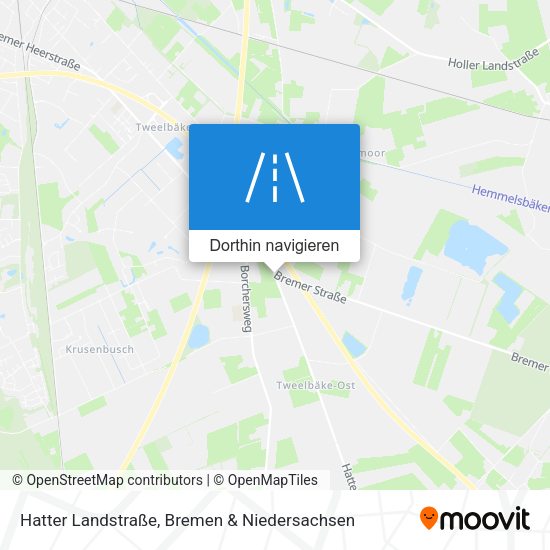 Hatter Landstraße Karte