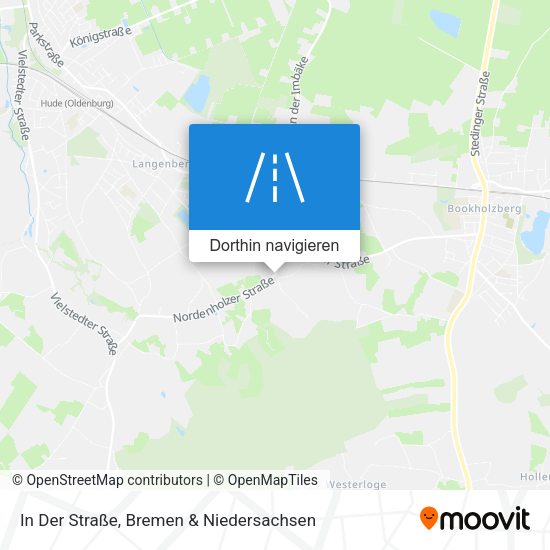 In Der Straße Karte