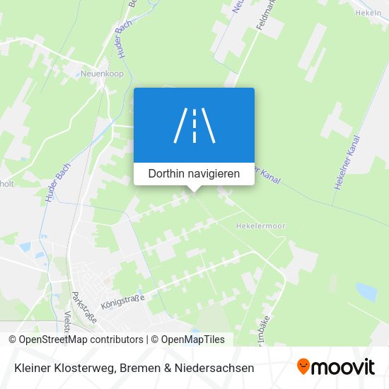 Kleiner Klosterweg Karte