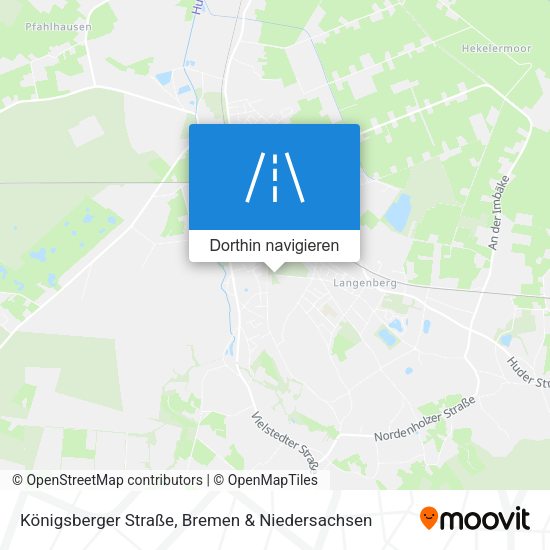 Königsberger Straße Karte