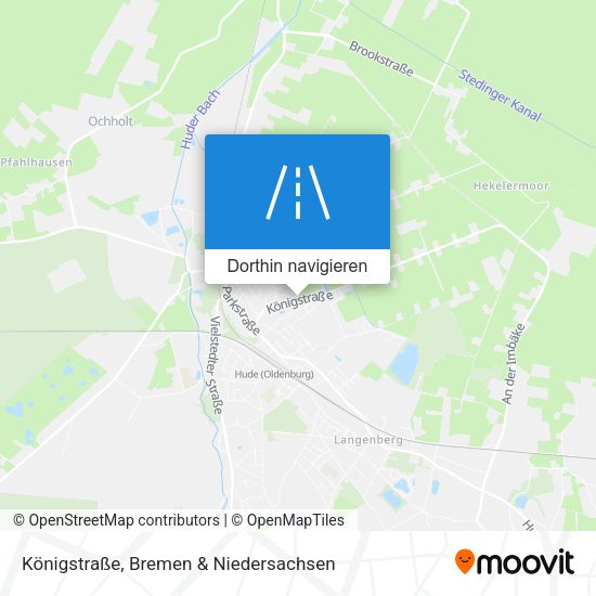Königstraße Karte