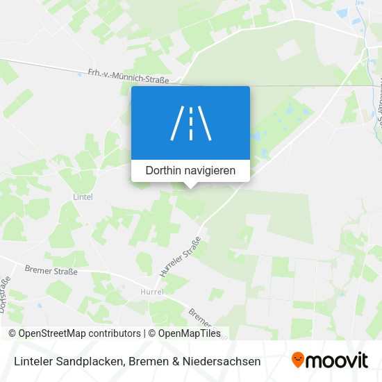 Linteler Sandplacken Karte