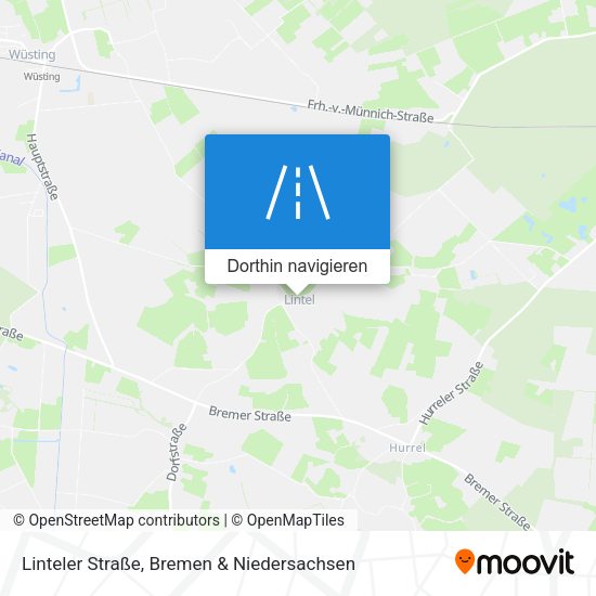 Linteler Straße Karte
