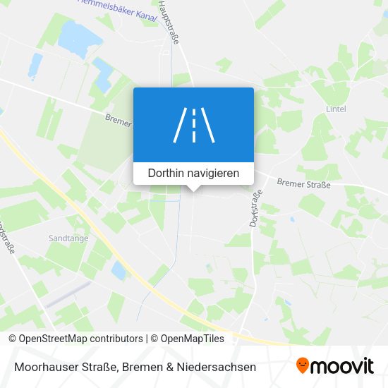 Moorhauser Straße Karte