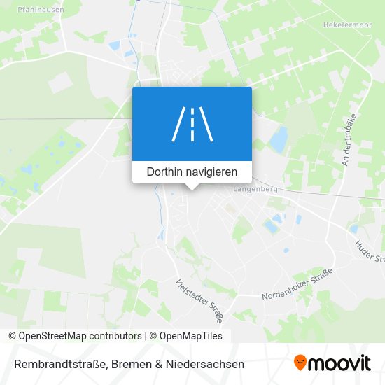 Rembrandtstraße Karte