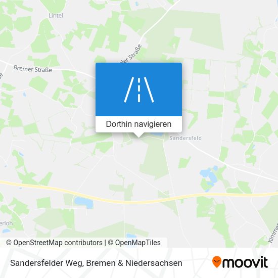 Sandersfelder Weg Karte