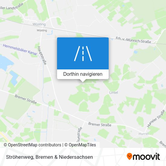 Ströhenweg Karte