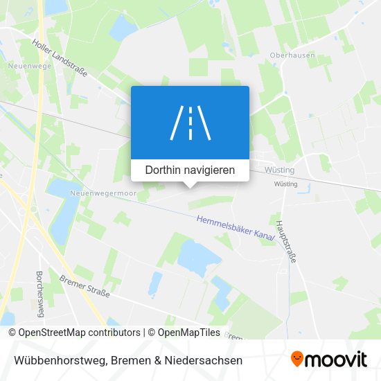 Wübbenhorstweg Karte
