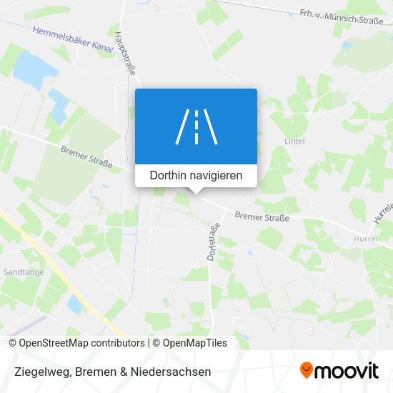 Ziegelweg Karte