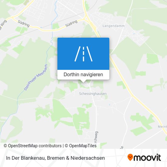In Der Blankenau Karte