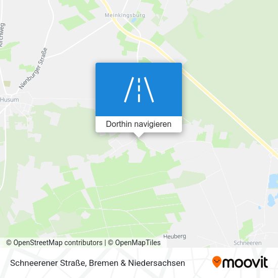 Schneerener Straße Karte