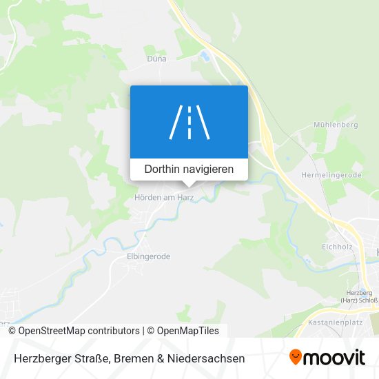 Herzberger Straße Karte