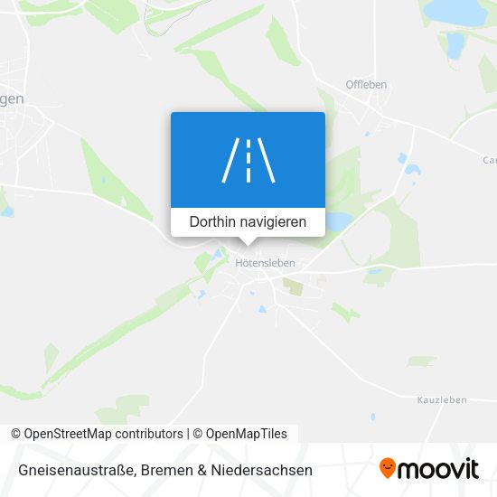 Gneisenaustraße Karte