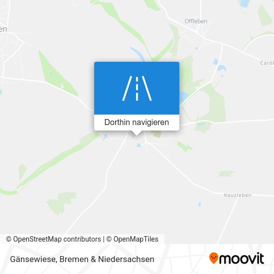 Gänsewiese Karte