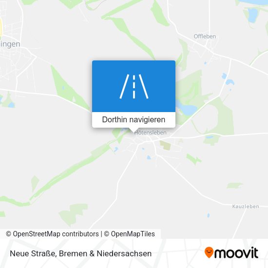 Neue Straße Karte