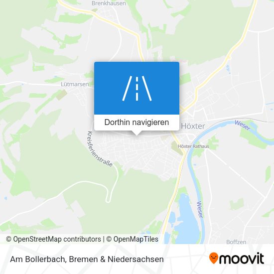 Am Bollerbach Karte