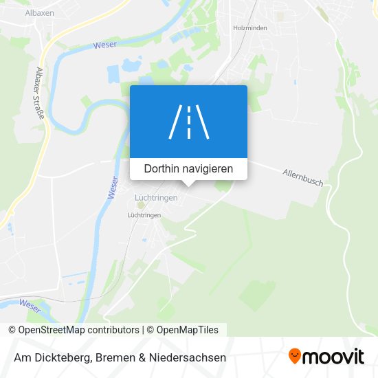 Am Dickteberg Karte