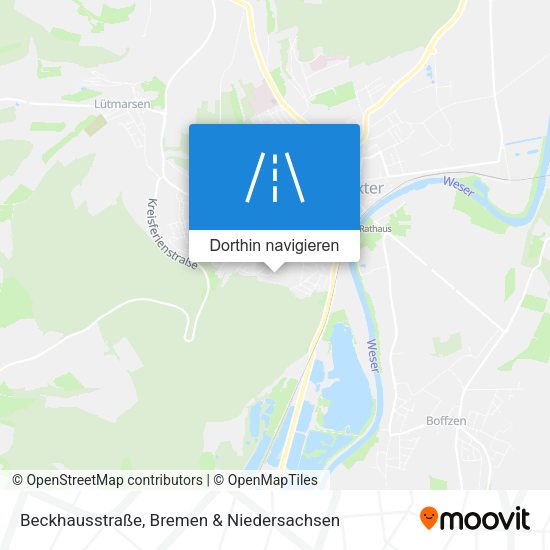 Beckhausstraße Karte