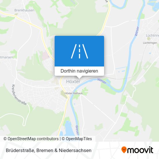 Brüderstraße Karte