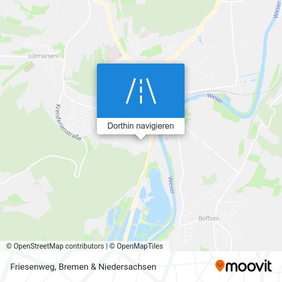 Friesenweg Karte