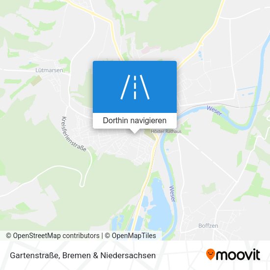 Gartenstraße Karte