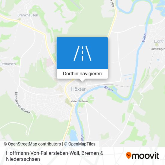 Hoffmann-Von-Fallersleben-Wall Karte