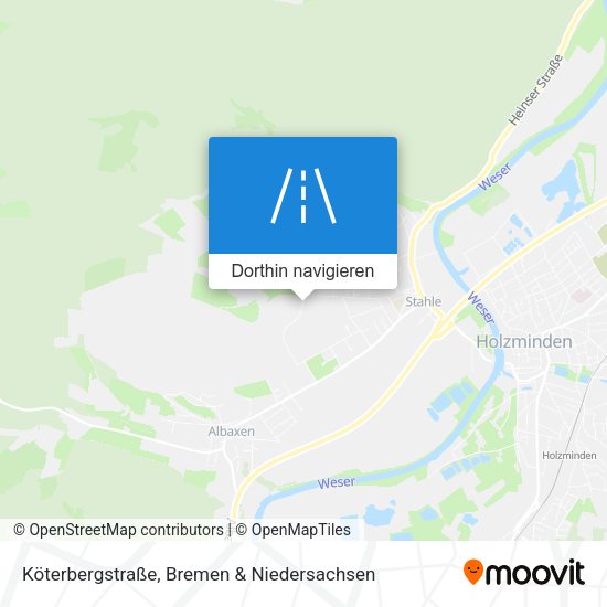 Köterbergstraße Karte