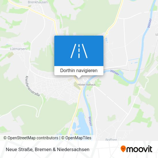 Neue Straße Karte