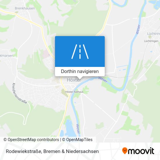 Rodewiekstraße Karte