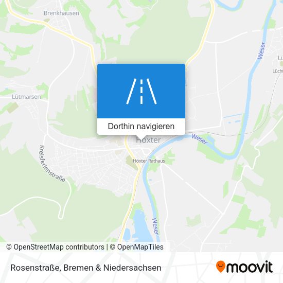 Rosenstraße Karte