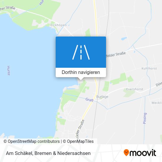 Am Schäkel Karte
