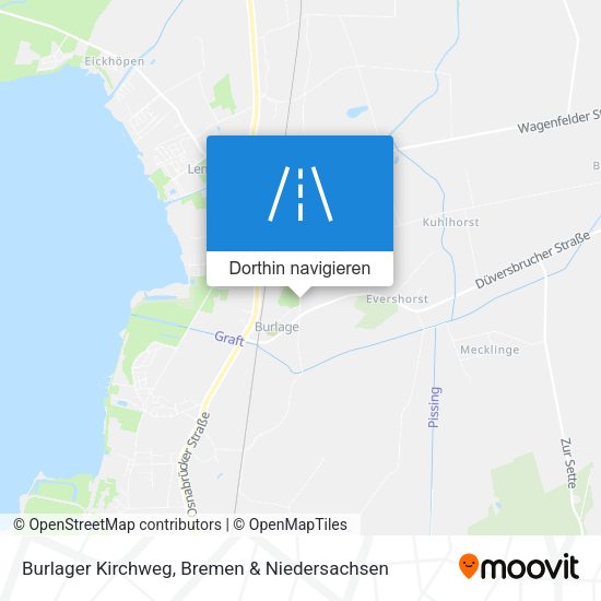 Burlager Kirchweg Karte