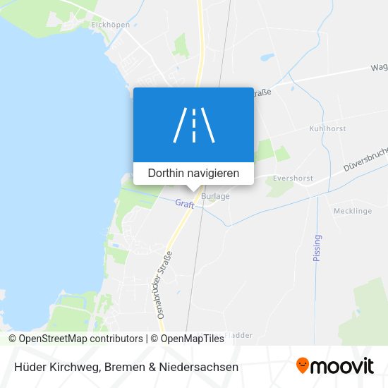 Hüder Kirchweg Karte
