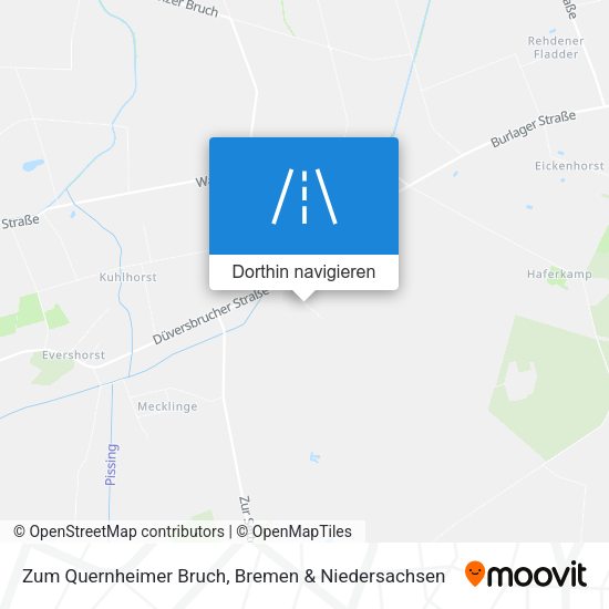 Zum Quernheimer Bruch Karte