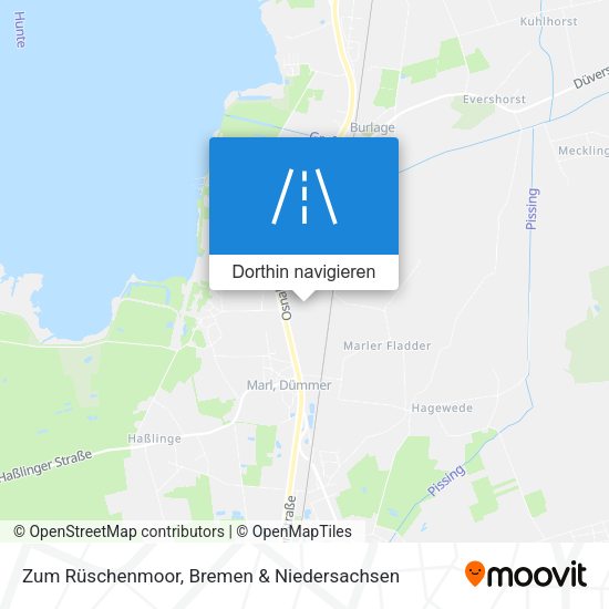 Zum Rüschenmoor Karte