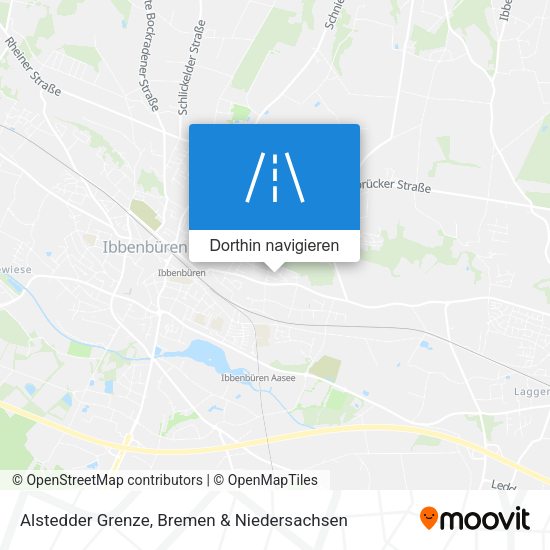 Alstedder Grenze Karte