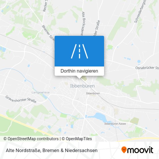 Alte Nordstraße Karte