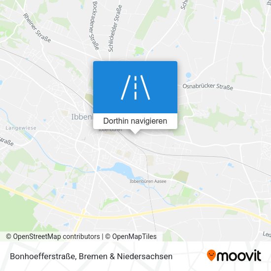 Bonhoefferstraße Karte