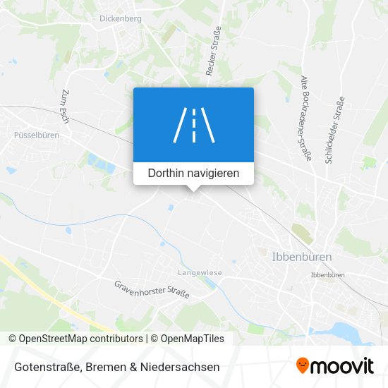 Gotenstraße Karte