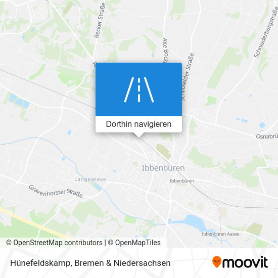 Hünefeldskamp Karte