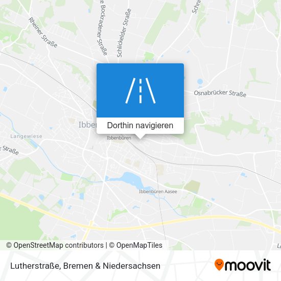Lutherstraße Karte