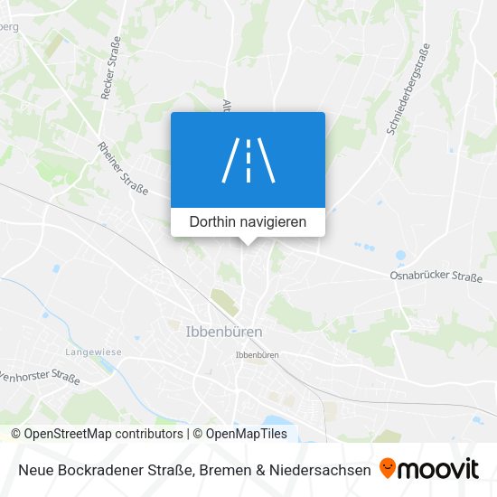 Neue Bockradener Straße Karte